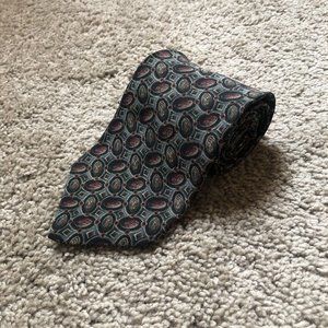 Peter Thomas By Superba MEN'S NECK TIE 100% SILK GREEN Gray 4 X 58